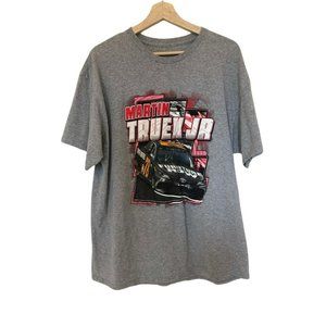 NASCAR Martin Truex Jr. Gray Short Sleeve Tee Men's Size XL